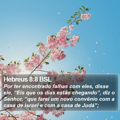 Hebreus 8:8 BSL Bible Verse Image