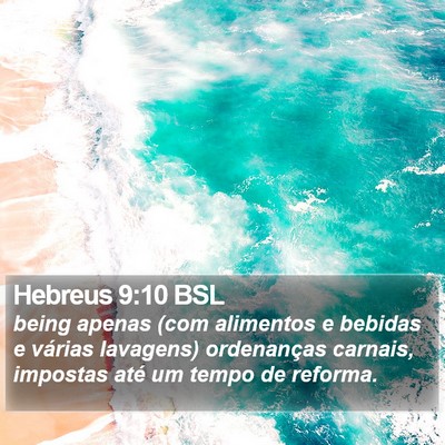 Hebreus 9:10 BSL Bible Verse Image