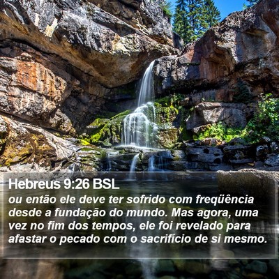 Hebreus 9:26 BSL Bible Verse Image