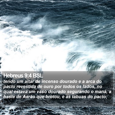 Hebreus 9:4 BSL Bible Verse Image