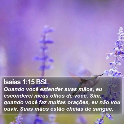 Isaías 1:15 BSL Bible Verse Image