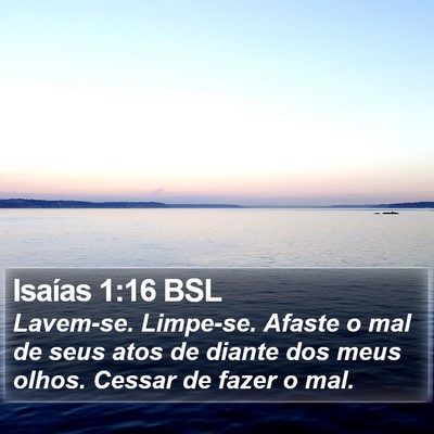 Isaías 1:16 BSL Bible Verse Image