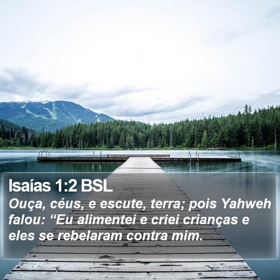 Isaías 1:2 BSL Bible Verse Image