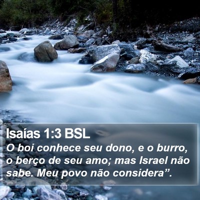 Isaías 1:3 BSL Bible Verse Image