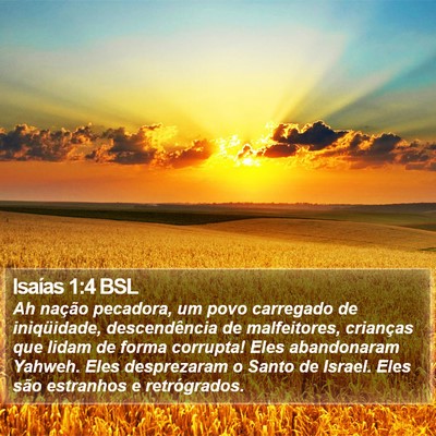 Isaías 1:4 BSL Bible Verse Image