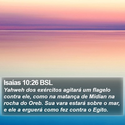 Isaías 10:26 BSL Bible Verse Image