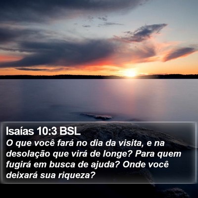 Isaías 10:3 BSL Bible Verse Image