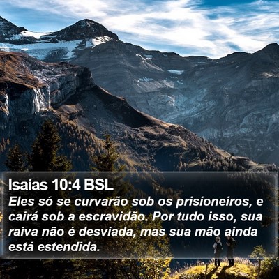 Isaías 10:4 BSL Bible Verse Image
