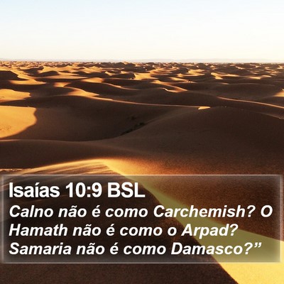 Isaías 10:9 BSL Bible Verse Image