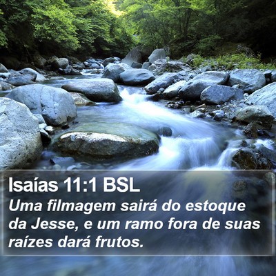 Isaías 11:1 BSL Bible Verse Image