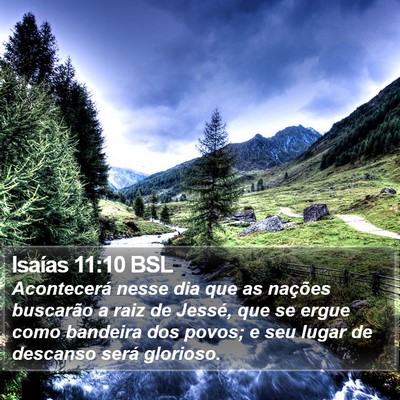 Isaías 11:10 BSL Bible Verse Image