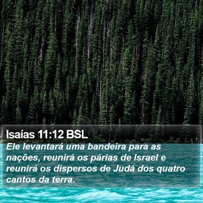Isaías 11:12 BSL Bible Verse Image