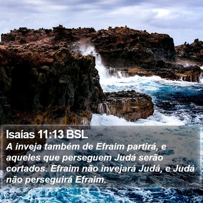 Isaías 11:13 BSL Bible Verse Image