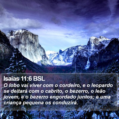 Isaías 11:6 BSL Bible Verse Image