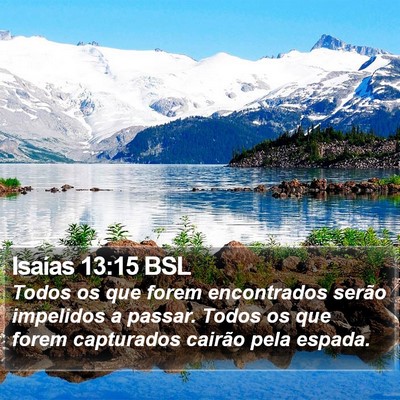 Isaías 13:15 BSL Bible Verse Image