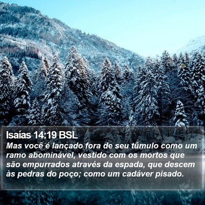Isaías 14:19 BSL Bible Verse Image