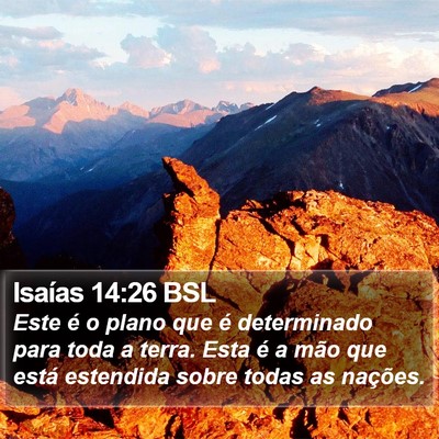Isaías 14:26 BSL Bible Verse Image