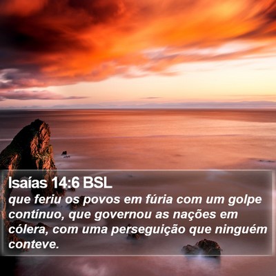 Isaías 14:6 BSL Bible Verse Image