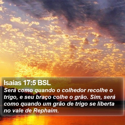 Isaías 17:5 BSL Bible Verse Image