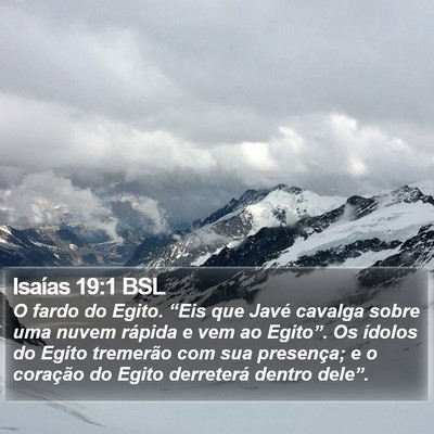 Isaías 19:1 BSL Bible Verse Image