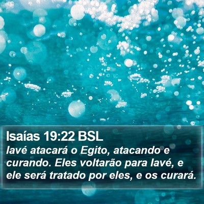 Isaías 19:22 BSL Bible Verse Image