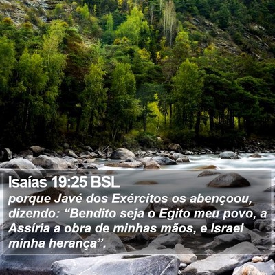 Isaías 19:25 BSL Bible Verse Image