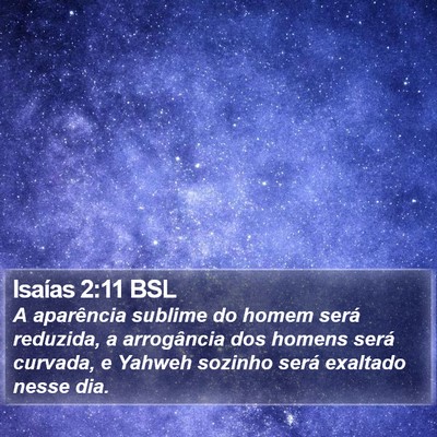 Isaías 2:11 BSL Bible Verse Image