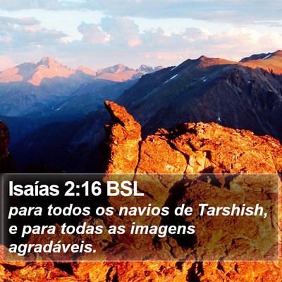 Isaías 2:16 BSL Bible Verse Image