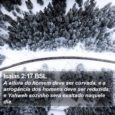 Isaías 2:17 BSL Bible Verse Image
