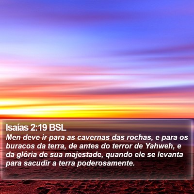 Isaías 2:19 BSL Bible Verse Image
