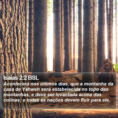 Isaías 2:2 BSL Bible Verse Image