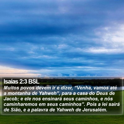 Isaías 2:3 BSL Bible Verse Image