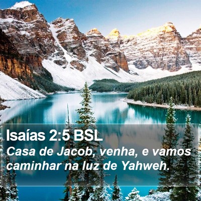 Isaías 2:5 BSL Bible Verse Image