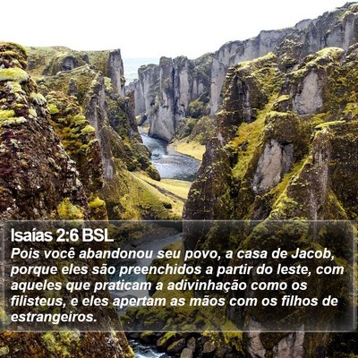 Isaías 2:6 BSL Bible Verse Image