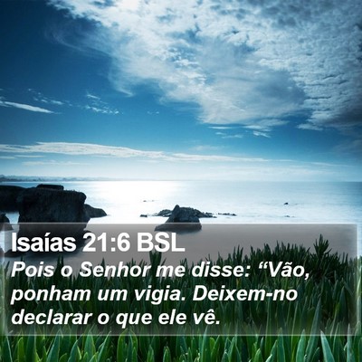 Isaías 21:6 BSL Bible Verse Image