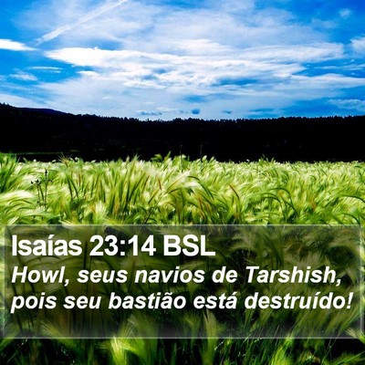 Isaías 23:14 BSL Bible Verse Image