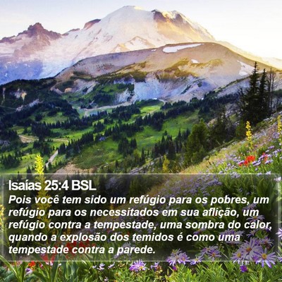 Isaías 25:4 BSL Bible Verse Image