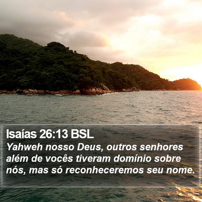 Isaías 26:13 BSL Bible Verse Image