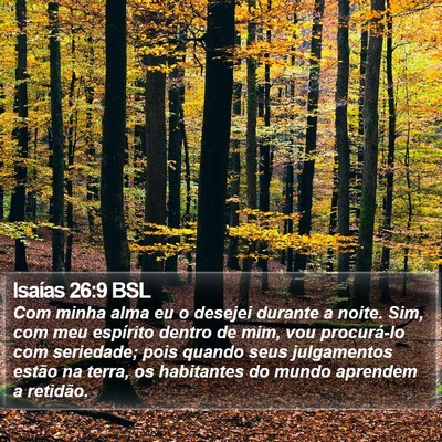 Isaías 26:9 BSL Bible Verse Image