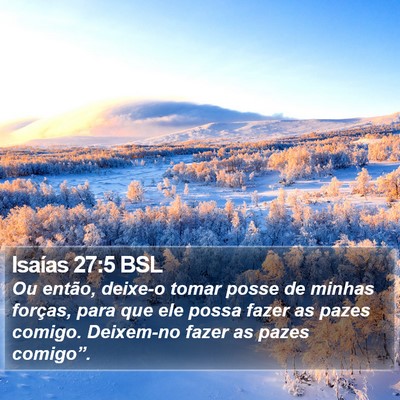 Isaías 27:5 BSL Bible Verse Image