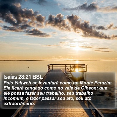 Isaías 28:21 BSL Bible Verse Image