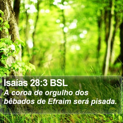 Isaías 28:3 BSL Bible Verse Image