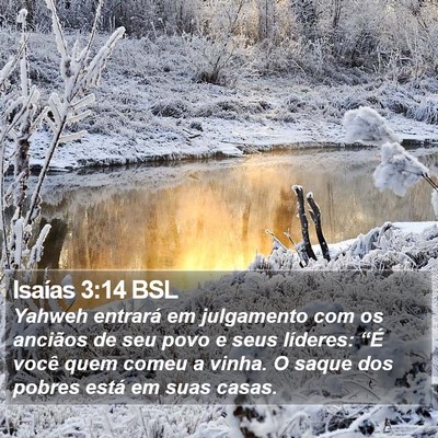 Isaías 3:14 BSL Bible Verse Image