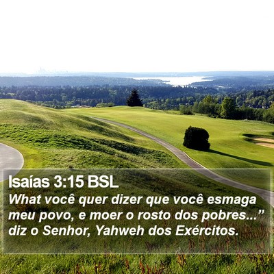 Isaías 3:15 BSL Bible Verse Image