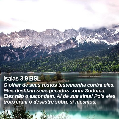 Isaías 3:9 BSL Bible Verse Image