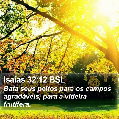 Isaías 32:12 BSL Bible Verse Image