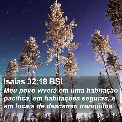 Isaías 32:18 BSL Bible Verse Image