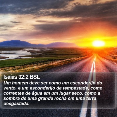 Isaías 32:2 BSL Bible Verse Image