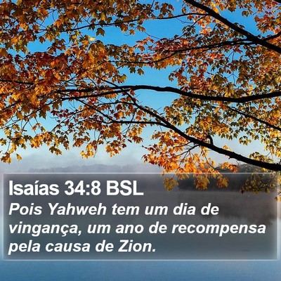Isaías 34:8 BSL Bible Verse Image