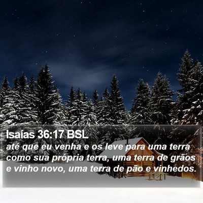 Isaías 36:17 BSL Bible Verse Image